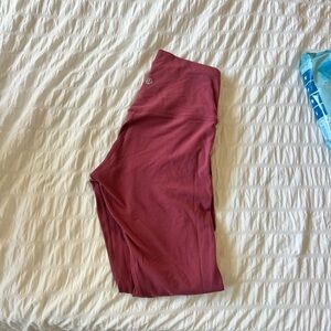 Pink Lululemon Align Leggings